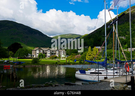 The Inn on the Lake, Glenridding, Lake District National Park, Cumbria, England UK Stock Photo