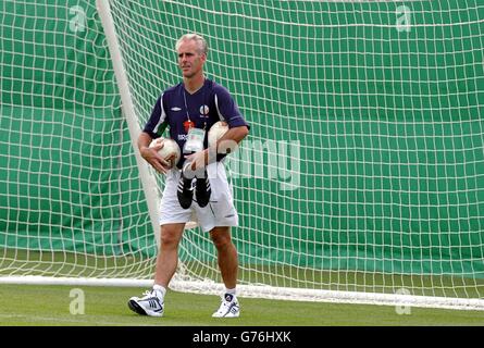 Republic of Ireland manager Mick McCarthy during training at the Republic of Ireland training camp in Chiba, ahead of his side's Group E match against Germany at Ibaraki Wednesday. Stock Photo