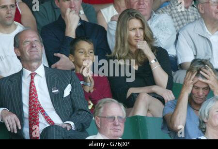 Wimbledon Steffi Graf Stock Photo