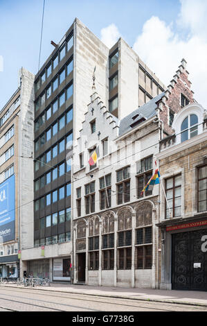 Belgium, Antwerp, facade of the Museum Mayer van den Bergh Stock Photo