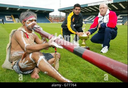 Wellington & Halmsaw - Great Britain v Australia Stock Photo