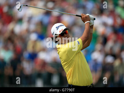 Golf - The Open Championship 2014 - Day Two - Royal Liverpool Golf Club Stock Photo