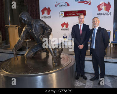 Captain Matthew Flinders statue unveiling Stock Photo