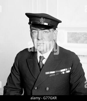 Ernest Shackleton. Portrait of Sir Ernest Henry Shackleton (1874 – 1922), a polar explorer who led three British expeditions to the Antarctic. Photo  c.1915-1920. Stock Photo