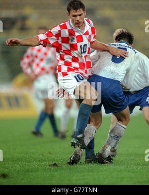 International Soccer. Bosnia Hercegovina v Croatia. Zvonimir Boban, Croatia Stock Photo
