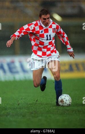 International Soccer ... Bosnia Hercegovina v Croatia Stock Photo