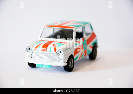 2012 London Olympics branded Mini Cooper toy Stock Photo