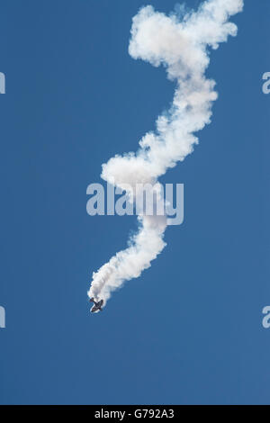 Pitts Special S-2B, Redline Aerobatics, Wings over Springbank, Springbank Airshow, Alberta, Canada Stock Photo