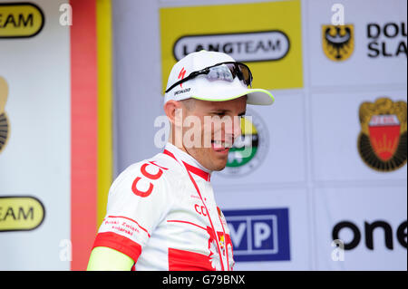 Swidnica, Poland. 26 nd June, 2016. Polish Championship in road cycling 2016, Rafal Majka Polish champion,  2016 Credit:  Kazimierz Jurewicz/Alamy Live News Stock Photo