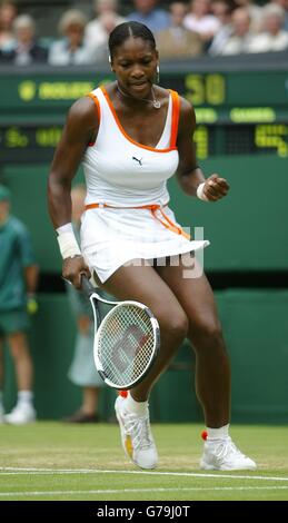 Wimbledon Williams v Demen Stock Photo