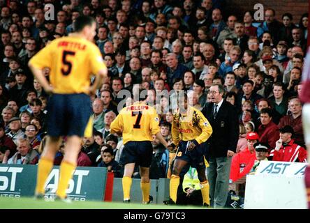 Soccer .... Carling Premiership ... Aston Villa  v  Nottingham Forest Stock Photo