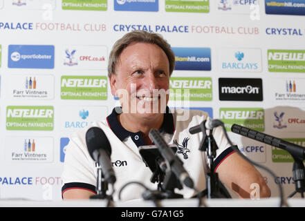 Soccer - Crystal Palace Press Conference - Neil Warnock Unveiling - Beckenham Training Ground Stock Photo