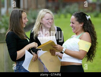 A-Level Results Stock Photo