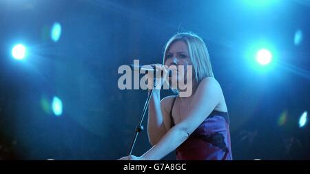 Singer Dido performs at the V Festival in Chelmsford. Stock Photo