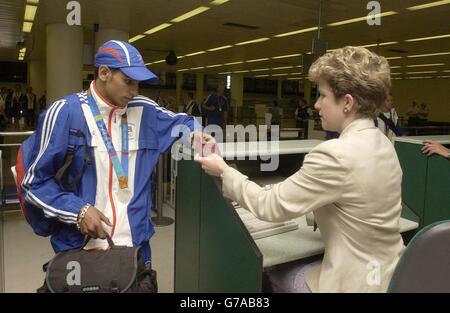 Amir Khan Olympics homecoming Stock Photo