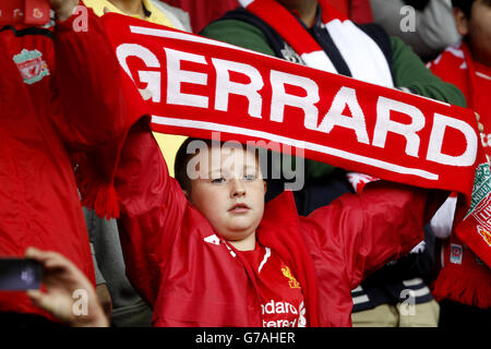 Soccer - Pre Season Friendly - Liverpool v Borussia Dortmund - Anfield Stock Photo