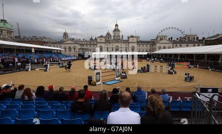 Equestrian - 2014 Longines Global Champions Tour - Day One - Horse Guards Parade Ground Stock Photo