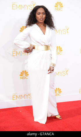 66th Primetime Emmy Awards - Arrivals - Los Angeles. Angela Bassett arriving at the EMMY Awards 2014 at the Nokia Theatre in Los Angeles, USA. Stock Photo