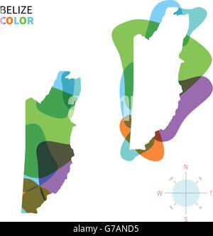 belize administrative and political vector map Stock Vector Image & Art ...
