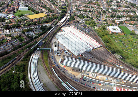 Rail stock Stock Photo