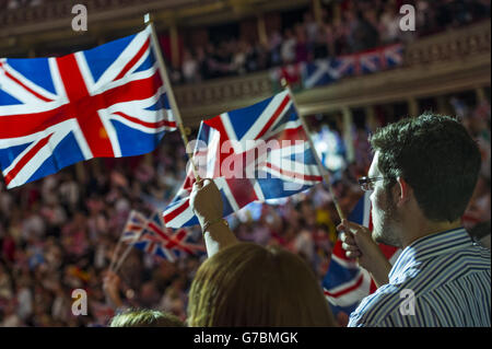 The Last Night of the BBC Proms at the Royal Albert Hall, London. Stock Photo