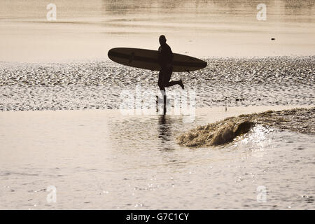 Severn Bore Stock Photo