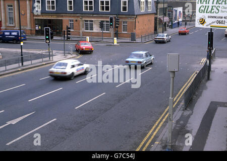 Transport - Police Cameras - Nottingham Stock Photo