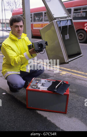 Transport - Police Cameras - Nottingham Stock Photo