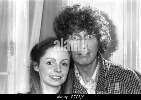 Television - Dr Who - Tom Baker and Lalla Ward - London Stock Photo