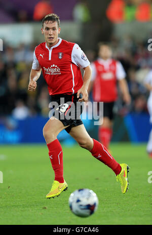 Soccer - Capital One Cup - Second Round - Swansea City v Rotherham United - Liberty Stadium. Rotherham United's Michael Tidser during the Capital One Cup Second Round match at the Liberty Stadium, Swansea. Stock Photo