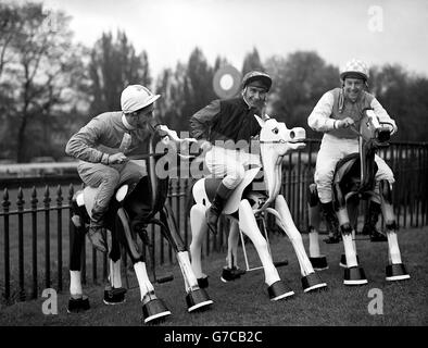 Horse Racing - Half Pint Horse Training - Alexandra Park Stock Photo