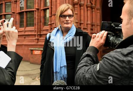 Former UKIP MEP Nikki Sinclaire leaves Birmingham Crown Court after a ...