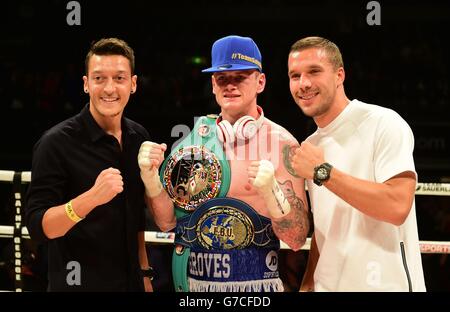 France's Christopher Rebrasse (left) and UK's George Groves during the ...
