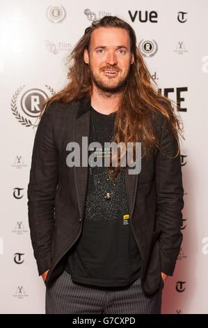 Director Mike Cahill arriving at the Raindance Film Festival Opening Gala, at the Vue Cinema, in Leicester Square, central London. Stock Photo