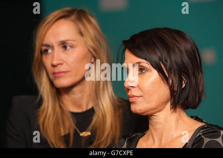 Emma Comley (left) and Sadie Frost arriving at the Raindance Film Festival Opening Gala, at the Vue Cinema, in Leicester Square, central London. Stock Photo