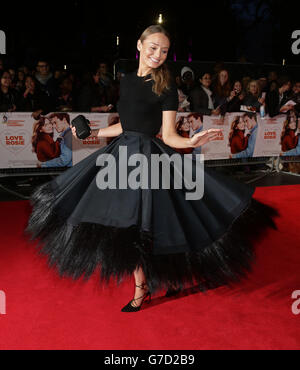 Love Rosie Premiere - London. Laura Haddock attending the world premiere of Love, Rosie, at the Odeon West End in Leicester Square, London. Stock Photo