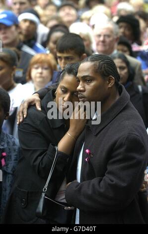 Danielle Beccan Remembrance in Nottingham Stock Photo