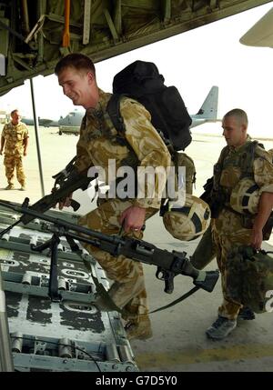 basra airport alamy spc army training