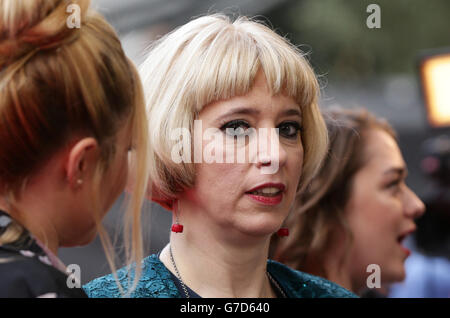 Director of the film Carol Morley speaking to journalists at the BFI London Film Festival screening of The Falling, at Odeon West End in Leicester Square, London. PRESS ASSOCIATION Photo. Picture date: Saturday October 11, 2014. Photo credit should read: Yui Mok/PA Wire Stock Photo