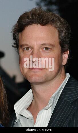 Actor Colin Firth attends a screening of The Woodsman at the Odeon West End in central London, as part of the Times bfi London Film Festival. Stock Photo