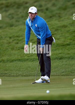 Golf - 40th Ryder Cup - Day Three - Gleneagles Stock Photo - Alamy