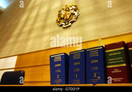 Interior of Belmarsh Magistrates Court Stock Photo