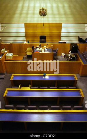 Interior of Belmarsh Magistrates Court Stock Photo