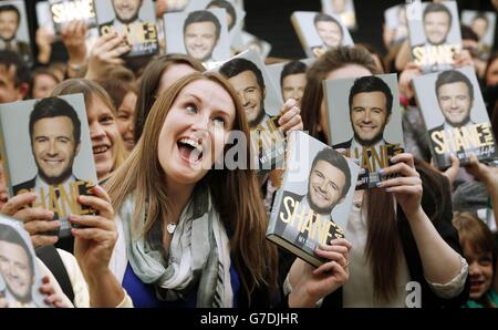 Shane Filan book signing - Glasgow Stock Photo
