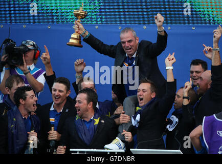 Golf - 40th Ryder Cup - Day Three - Gleneagles Stock Photo