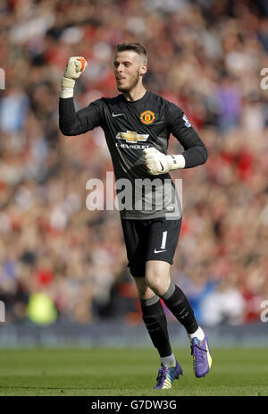 Soccer - Barclays Premier League - Manchester United v Everton - Old Trafford. Manchester United's David De Gea Stock Photo