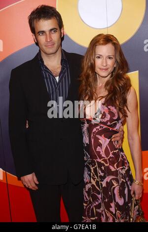 Holly Hunter and Janusz Kaminski arrives for the premiere of The Incredibles held the Empire Leicester Square in London. Stock Photo