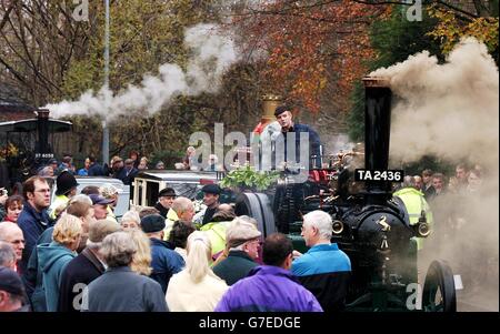 Fred Dibnah funeral Stock Photo - Alamy