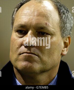 New Tottenham manager Martin Jol smiles during the Carling Cup 4th ...