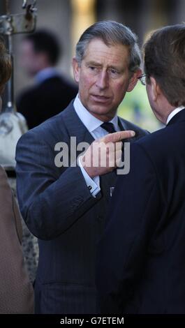 Prince Charles will today hail the value of community spirit at an awards ceremony in the Scottish capital. Prince Charles arrives at the Edinburgh International Conference Centre to present the Calor Scottish Community of the Year Awards. Stock Photo